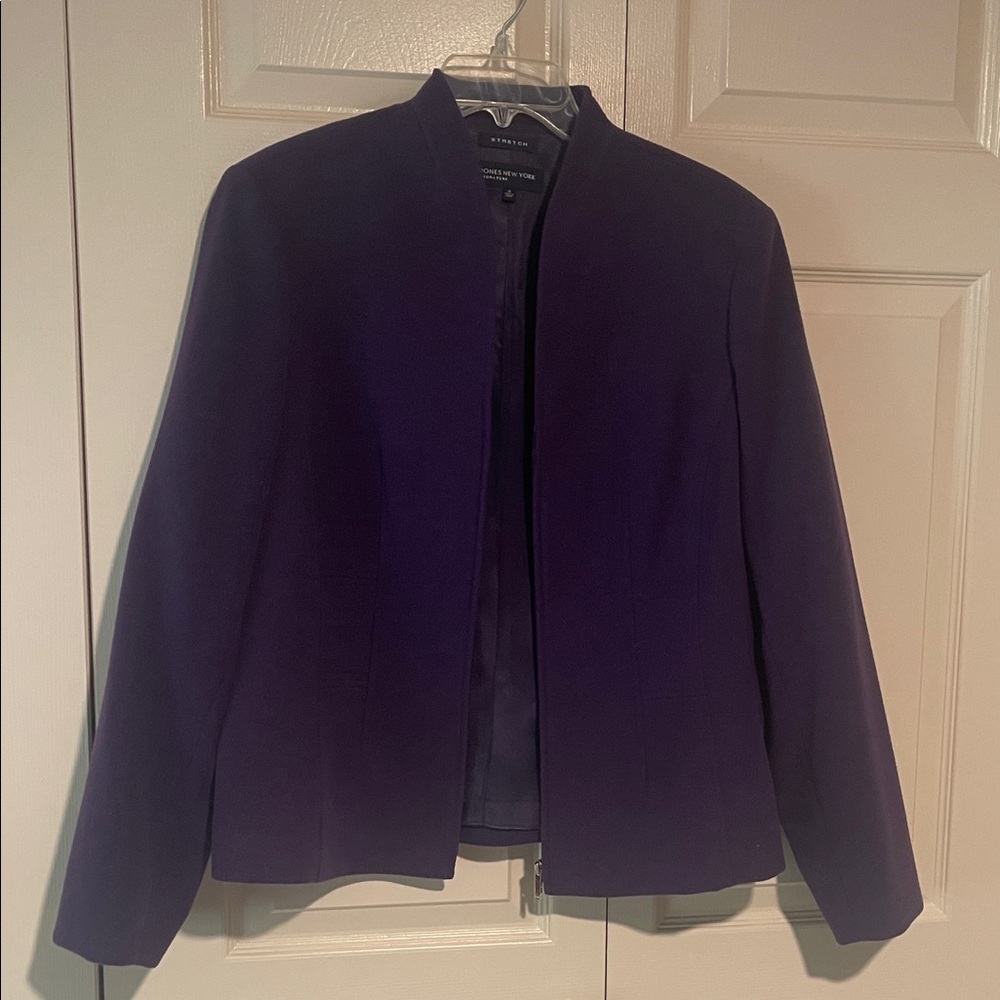 Jones New York Rich Purple Jacket